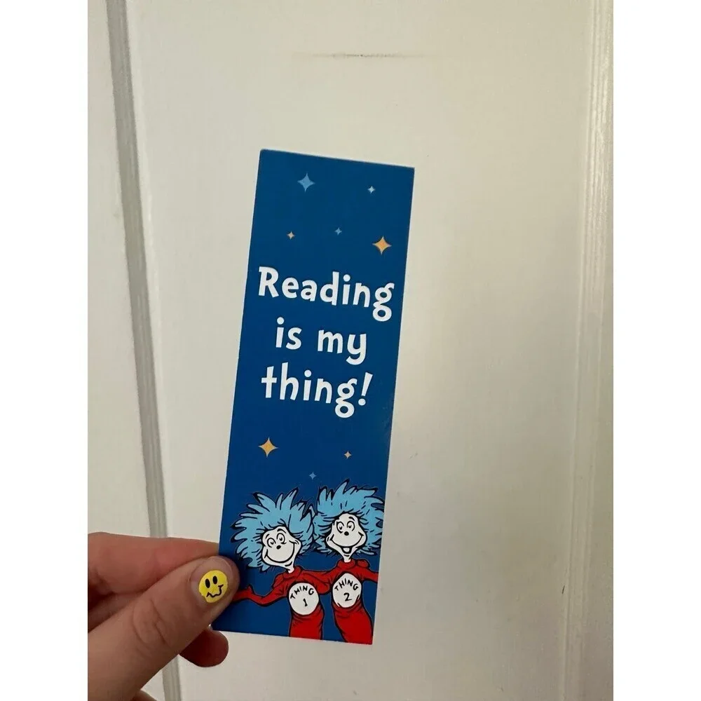 Cat in the Hat Reading is my Thing bookmark